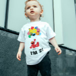 Sesame Street | Elmo & Pals Birthday Baby T-Shirt<br><div class="desc">Watch out Elmo, don't lift off with those colorful balloons. Wait, those are your old friends from Sesame Street. Big Bird, Bert, Cookie Monster and more! Why, they're here to wish a very happy birthday to kids around the world with this cute sticker design. Personalize with a heartfelt message for...</div>
