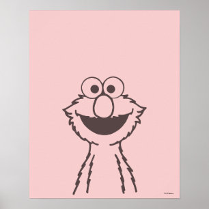 Sesame Street Elmo Poster