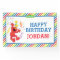Sesame Street | Elmo - Rainbow Birthday Banner