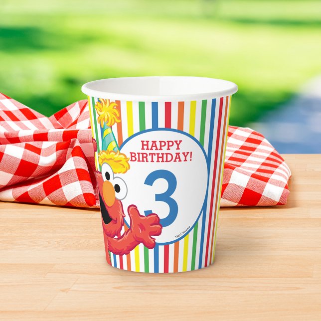 Sesame Street | Elmo - Rainbow Birthday Paper Cups (Creator Uploaded)