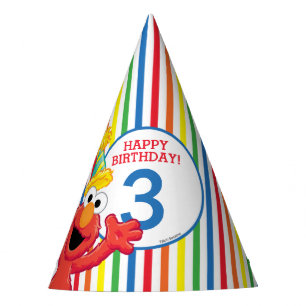Sesame Street   Elmo - Rainbow Birthday Party Hat