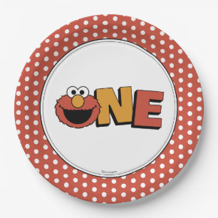 Sesame Street   Elmo - Second Birthday Paper Plate