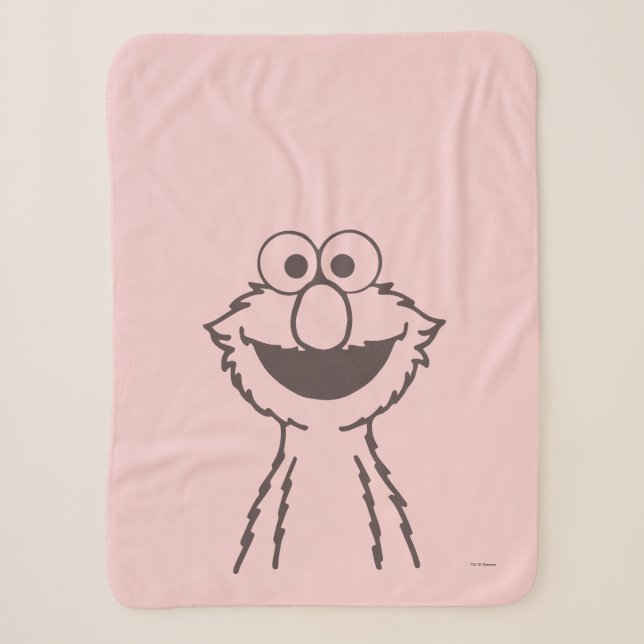 Sesame Street | Elmo Sherpa Blanket (Front)
