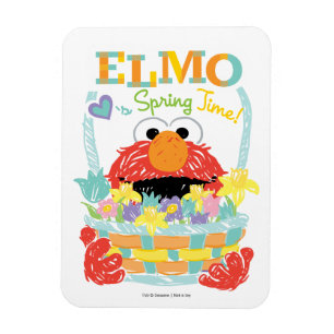 Sesame Street - Elmo   Spring Time Magnet