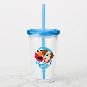 Sesame Street   Elmo & Tango Badge Acrylic Tumbler