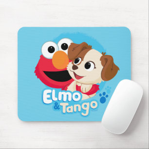 Sesame Street   Elmo & Tango Badge Mouse Pad