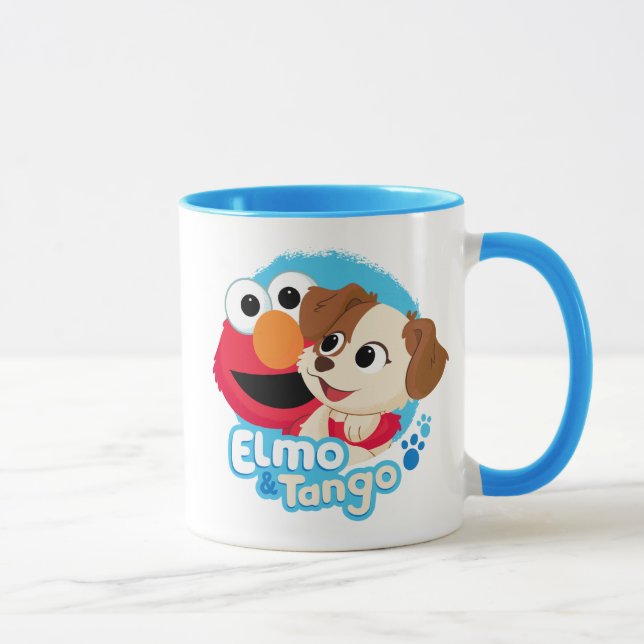 Sesame Street | Elmo & Tango Badge Mug (Right)