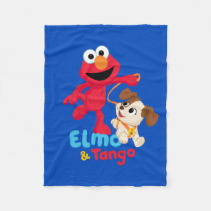Sesame Street   Elmo & Tango Running Fleece Blanket
