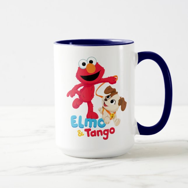 Sesame Street | Elmo & Tango Running Mug (Right)