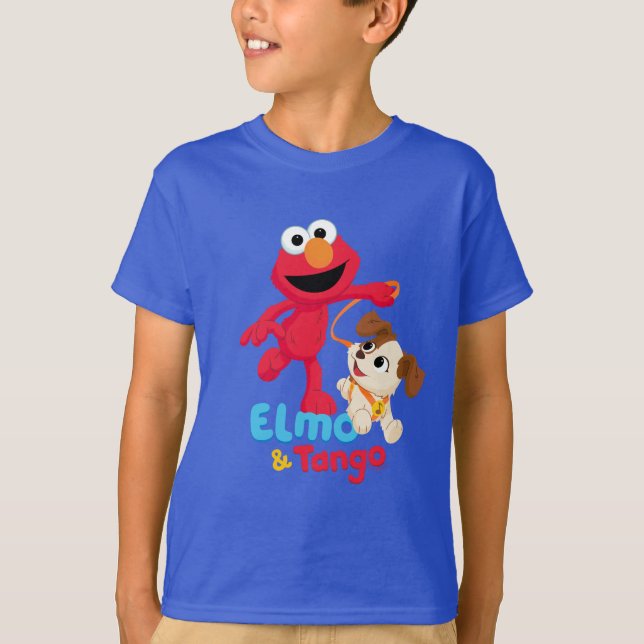 Sesame Street | Elmo & Tango Running T-Shirt (Front)