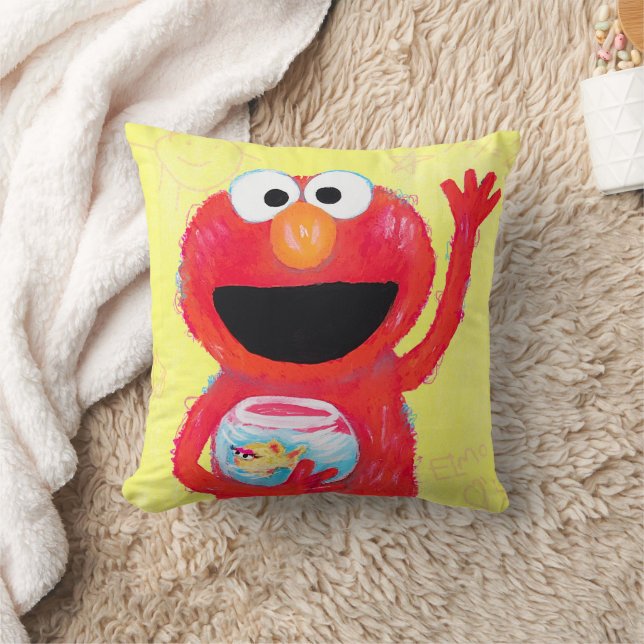 Sesame Street | Elmo with Goldfish Cushion (Blanket)