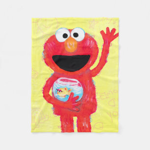 Sesame Street   Elmo with Goldfish Fleece Blanket