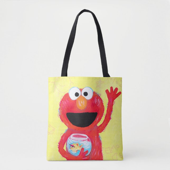 Sesame Street | Elmo with Goldfish Tote Bag (Front)