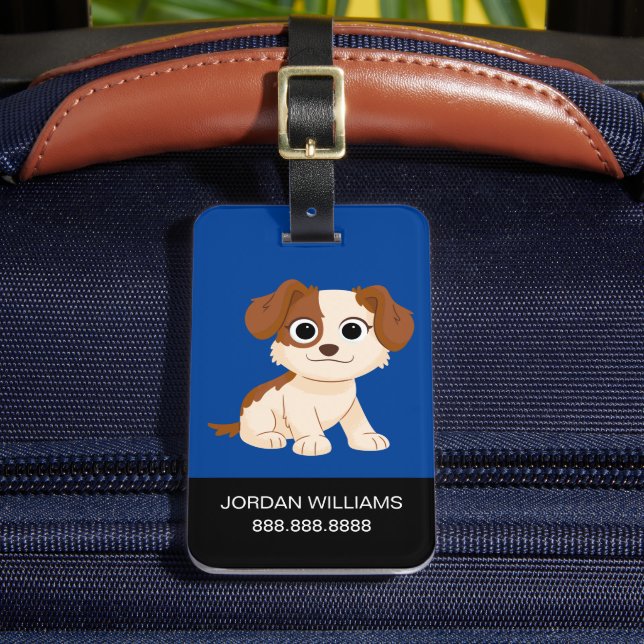 Sesame Street | Elmo's Puppy Tango Luggage Tag (Front Insitu 2)