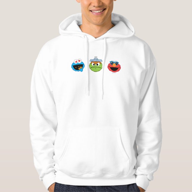Sesame Street Emoji Pals Hoodie (Front)