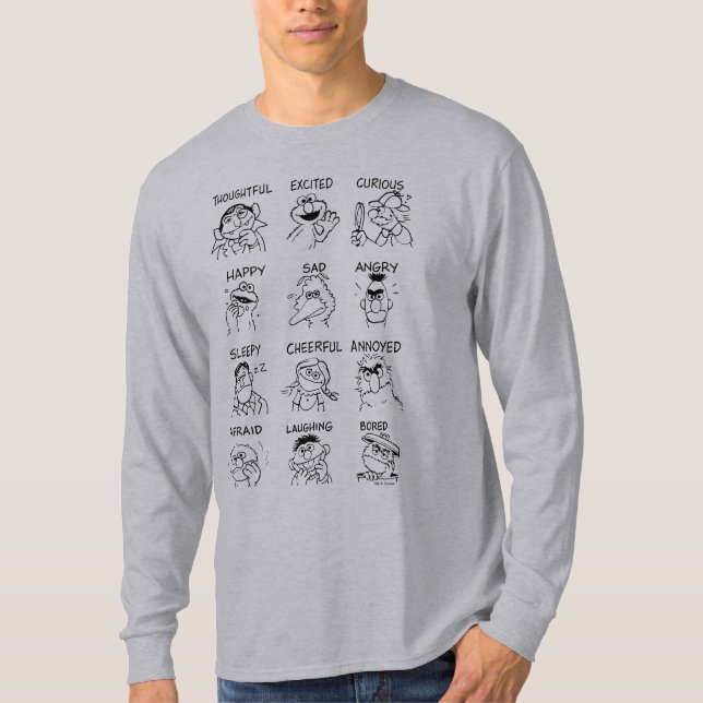 Sesame Street | Emotions & Feelings T-Shirt (Front)