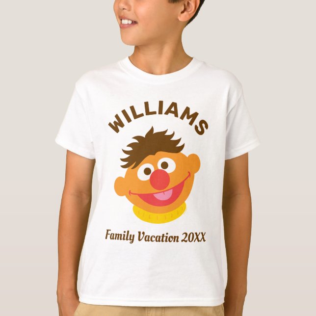 Sesame Street | Ernie Family Vacation T-Shirt (Front)