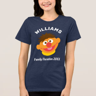 Sesame Street   Ernie Family Vacation Tri-Blend Shirt