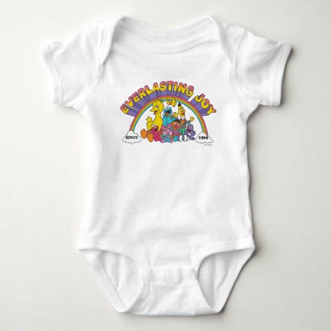 Sesame Street | Everlasting Joy Since 1969 Baby Bodysuit (Front)