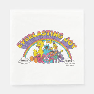 Sesame Street   Everlasting Joy Since 1969 Napkin