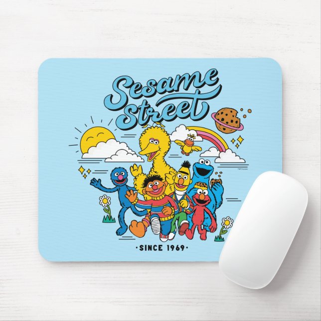 Sesame Street | Friends Since 1969 Mouse Pad (With Mouse)