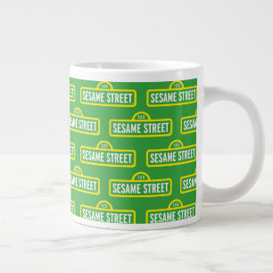 Sesame Street   Full Color Logo Large Coffee Mug