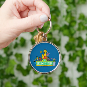 Sesame Street   Full Color With Pals Key Ring