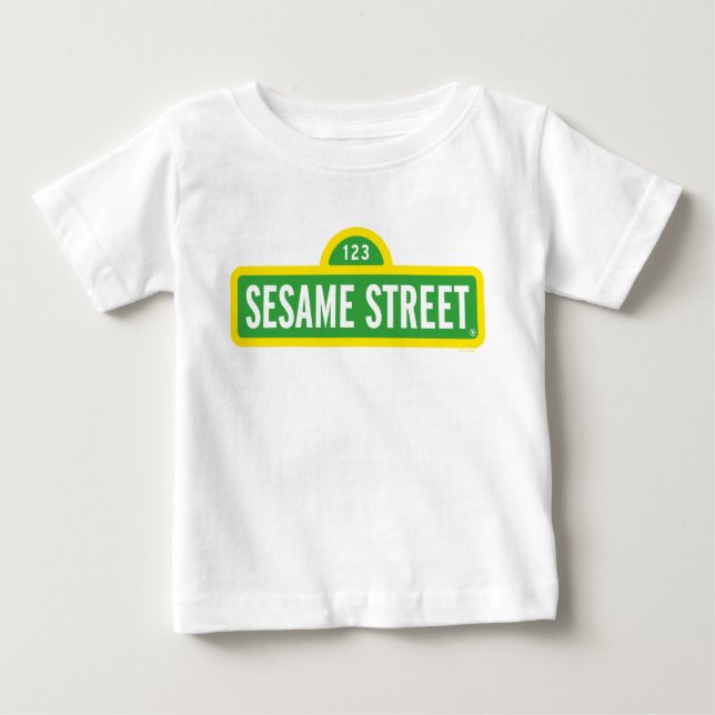 Sesame Street | Full Colour Logo Baby T-Shirt (Front)
