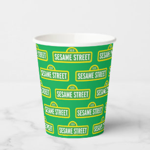 Sesame Street Full Colour Logo Paper Cups