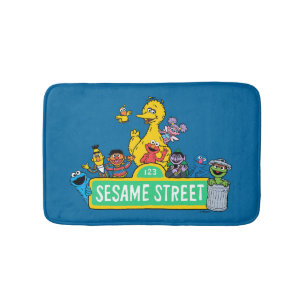Sesame Street Full Colour With Pals Bath Mat