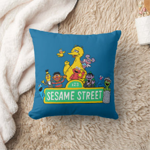 Sesame Street Full Colour With Pals Cushion