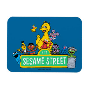 Sesame Street Full Colour With Pals Magnet