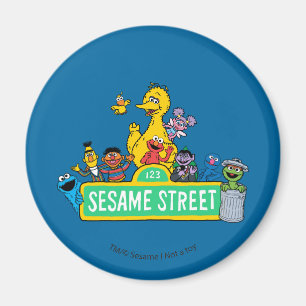 Sesame Street Full Colour With Pals Magnet