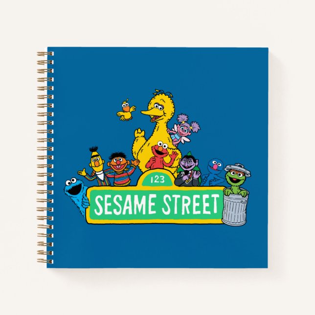 Sesame Street | Full Colour With Pals Notebook (Front)