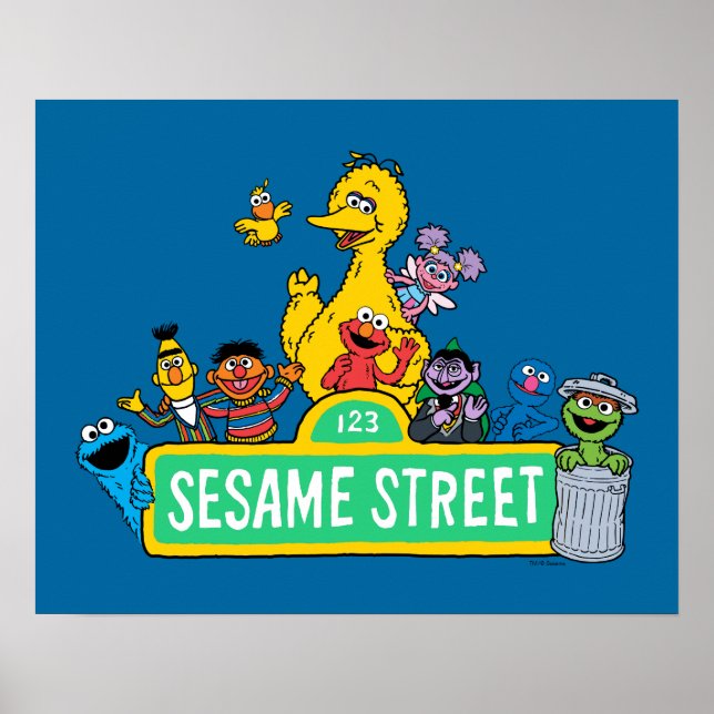 Sesame Street | Full Colour With Pals Poster (Front)