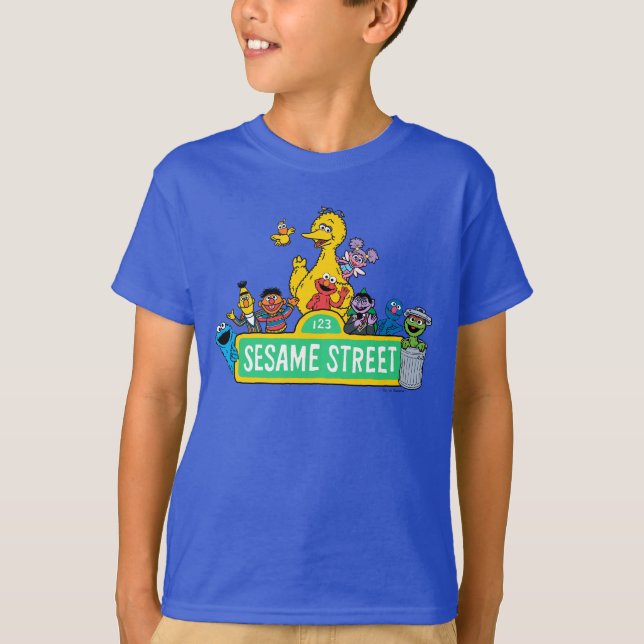 Sesame Street | Full Colour With Pals T-Shirt (Front)