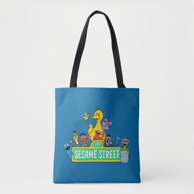 Sesame Street | Full Colour With Pals Tote Bag (Front)