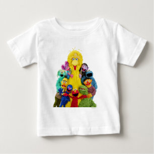 Sesame Street   Fun Colorful Pals Portrait Baby T-Shirt