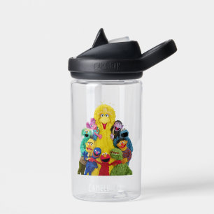Sesame Street   Fun Colorful Pals Portrait Water Bottle
