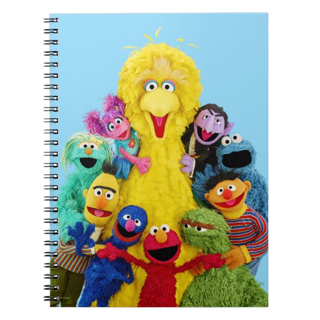 Sesame Street | Fun Colourful Pals Portrait Notebook (Front)