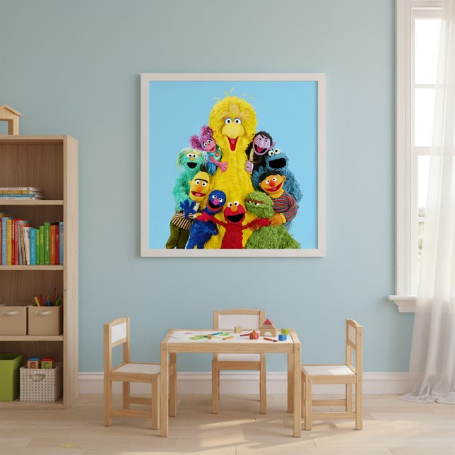 Sesame Street | Fun Colourful Pals Portrait Poster (Creator Uploaded)
