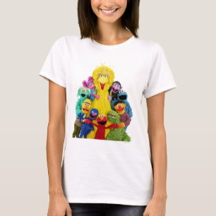 Sesame Street   Fun Colourful Pals Portrait T-Shirt