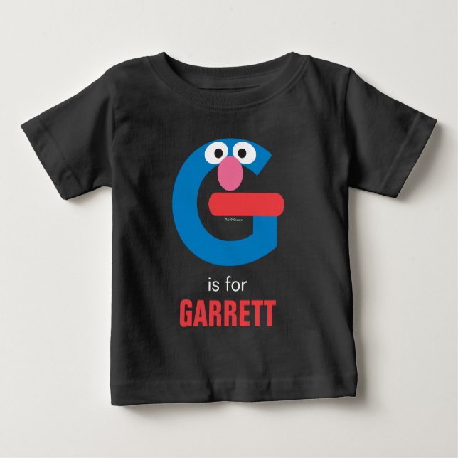 Sesame Street | G is for Grover Baby T-Shirt (Front)