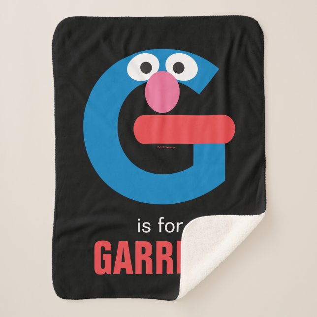 Sesame Street | G is for Grover Sherpa Blanket (Front)