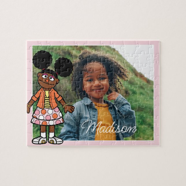 Sesame Street | Gabrielle Add Your Name Jigsaw Puzzle (Horizontal)