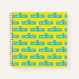 Sesame Street   Green Logo Notebook