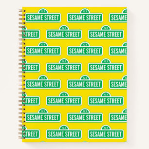 Sesame Street   Green Logo Notebook