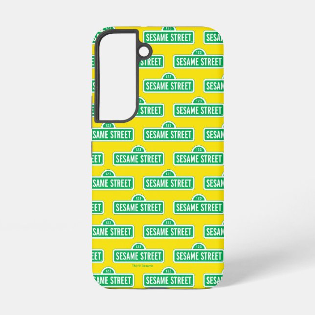 Sesame Street | Green Logo Samsung Galaxy S22 Case (Back)