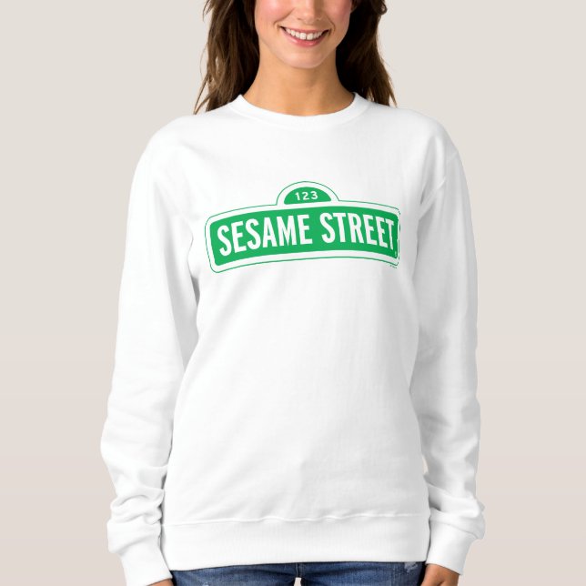 Sesame Street | Green Logo Sweatshirt (Front)