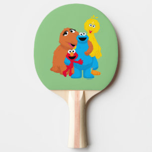 Sesame Street   Group Hug Ping Pong Paddle